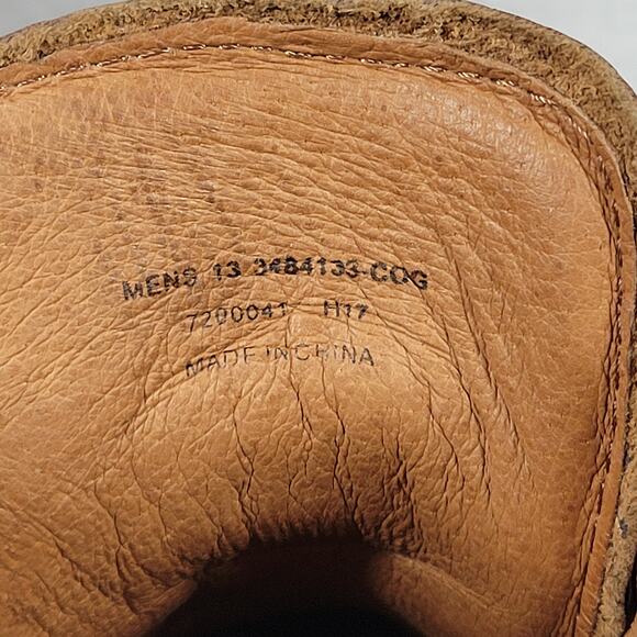 Frye George Norwegian Hiker Boots Mens 13 Brown Buckle Leather - Picture 4 of 16